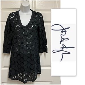 Jordan Taylor Circle Eyelet Swim Cover Up Dress